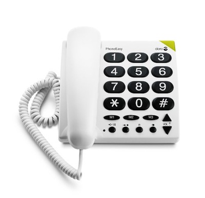 Doro 311C przewodowy telefon z dużymi przyciskami DLA SENIORA