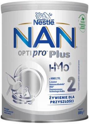 MLEKO w puszce NESTLE NAN OPTIPRO PLUS 2 HMO 800g