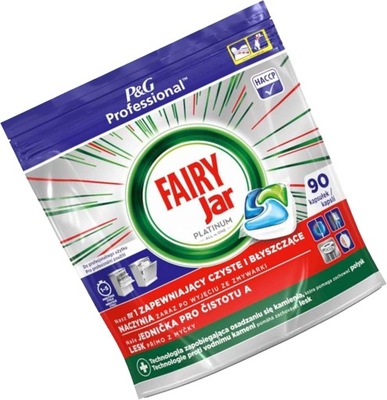 FAIRY TABLETKI DO ZMYWARKI 90 sztuk PLATINUM REGULAR