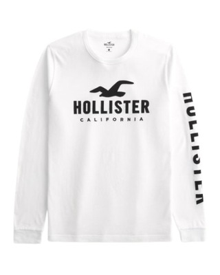 Hollister by Abercrombie - Long-Sleeve Logo Graphic Tee - XL -