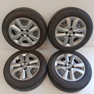 RUEDAS 4X100 15 OPEL CORSA D E + SENSORES 4 PIEZAS (E6657)  