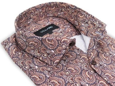 Kolorowa koszula męska w paisley VILLARO K078 176-182 / 43-Slim