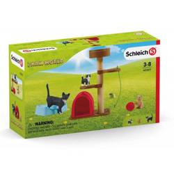 SCHLEICH 42501 9w1 koty figurka figurki kotów 2020