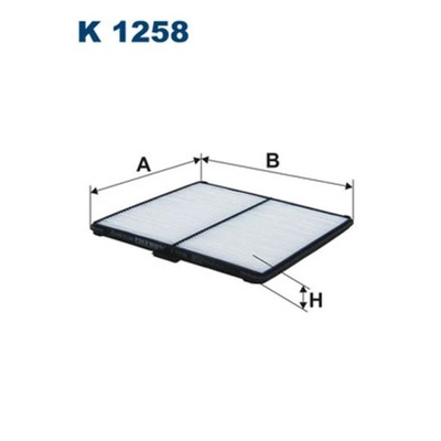 FILTR, VĖDINIMAS VIETOS PASAZERSKIEJ FILTRON K 1258 