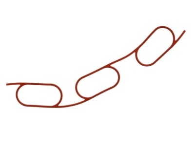 Elring 147.590 прокладка коллектор впускной фото №1