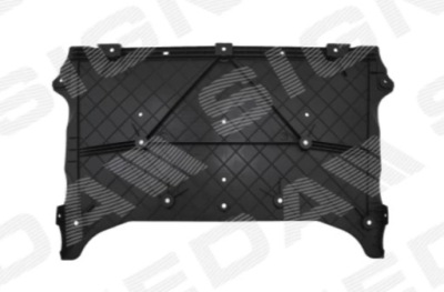 Tesla model s 21 - накладка двигателя нижняя фото №1