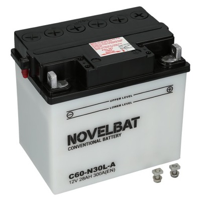 Akumulator Novelbat C60-N30L-A 12V 28Ah 300A P+