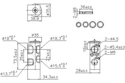 NISSENS VOŽTUVAS PLEČIAMASIS KONDICIONAVIMO BMW 1 F40 2 F45 2 GRAN COUPE F44 