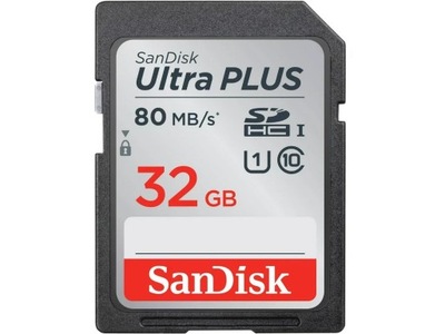 Karta pamięci SanDisk Ultra PLUS 32GB U1 SDHC