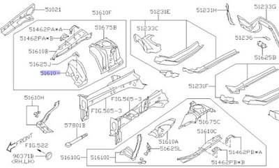 ELEMENTO PARTE DELANTERA KIELICHEM SUBARU IMPREZA XV FORESTER  