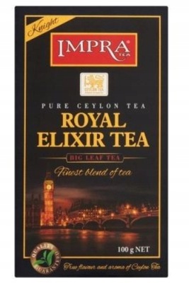 IMPRA KNIGHT ROYAL ELIXIR herbata czarna liściasta Ceylon 100G
