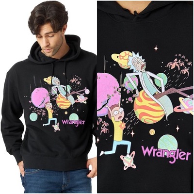 WRANGLER RICK&MORTY MĘSKA BLUZA NADRUK LOGO XL