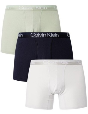 CALVIN KLEIN MĘSKIE BOKSERKI WIELOKOLROWE 3 PACK L 0Z8C4*