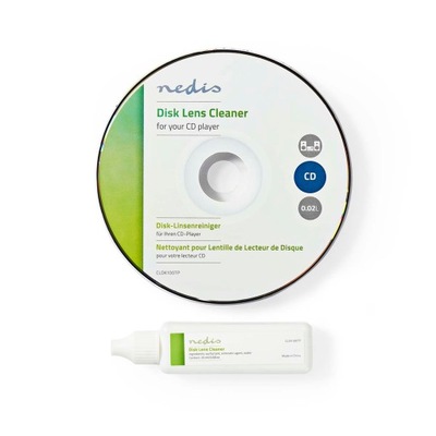 Nedis zestaw do czyszczenia Disc Lens Cleaner