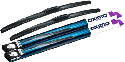 WIPER BLADES PREMIUM OXIMO TOW BAR 45CM+45CM HYBRID  