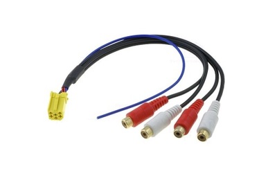 MINI ISO - RCA OUT adapter wyjście na wzmacniacz AUDI CHORUS CONCERT NAVI