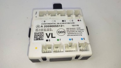 Модуль двері a2059005513 mercedes w205 c200 europa фото №1