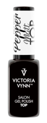 Victoria Vynn Matt Pepper 8 ml top z drobinkami