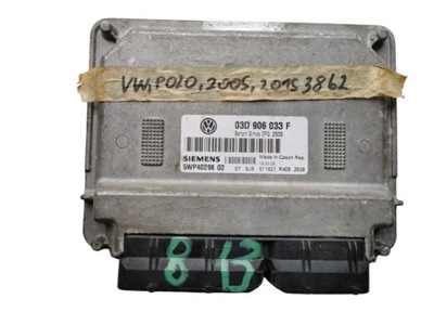 VW POLO 1.2B 5WP4029802 03D906033F COMPUTER ECU  