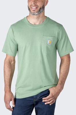 CARHARTT koszulka z kieszonką K87 NOWOŚC ! zielona jasna L