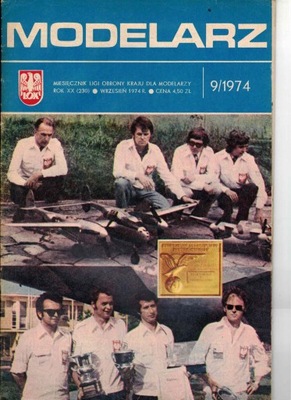 Modelarz 9/1974 duży ścigacz okrętów podwodnych