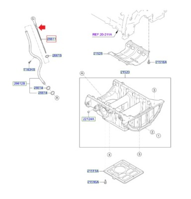 Щуп щуп масла kia фото №1