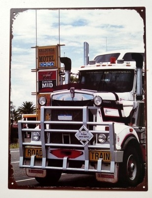 Szyld Stara Reklama Tir Ciężarówka Truckers