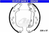 ATE ZAPATAS DE TAMBOR DE FRENADO FORD TRANSIT CONNECT 02- 228X57  