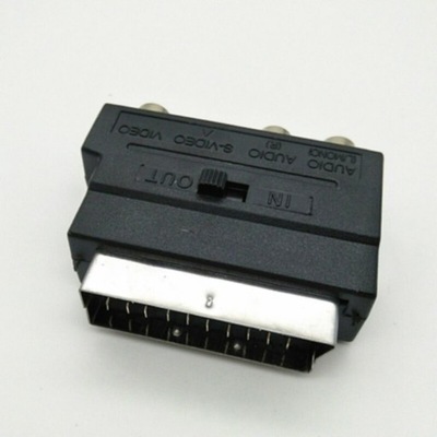 RGB Scart na Composite 3RCA s-video adapter av TV