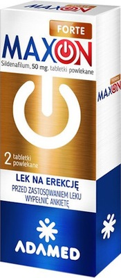 Maxon Forte, 50 mg, tabletki powlekane, 2 sztuki.