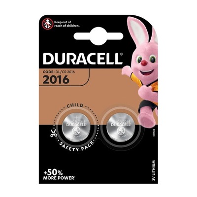 Bateria litowa Duracell CR2016 3 V 2 szt.