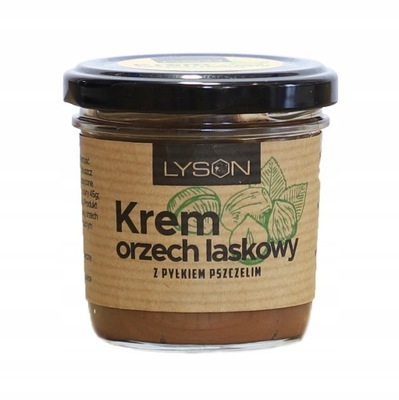 Krem Orzech Laskowy z pyłkiem pszczelim 100g