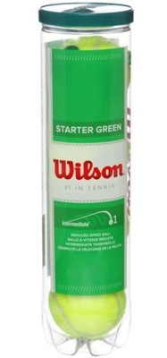 PIŁKI TENISOWE WILSON STARTER GREEN 4 SZT