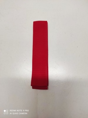 Szarfa gimnastyczna parciana 150 cm czerwona