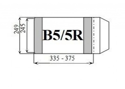 Okładka książkowa regulowana B5/5R (25szt) D&D