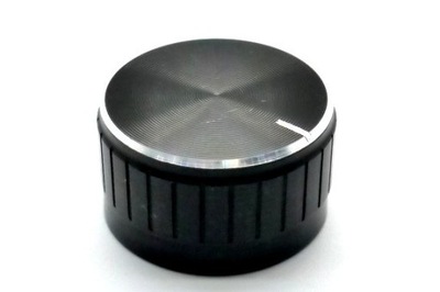 Gałka aluminiowa czarna 26x17mm