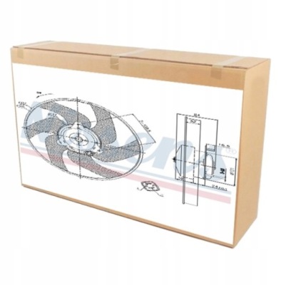 Вентилятор радиатора do peugeot partner 1.8 1.9 фото №1