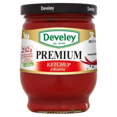 Ketchup DEVELEY Pikantny Premium 300 g