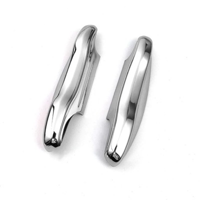 MIRROR SILVER2PCS SMART KEY SHELL CASE PARA PORSCHE NUEVO CAYENNE PANAMERA 91  