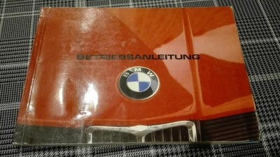 BMW SERIA 3 E21 Instrukcja Obslugi Ksiazka 1981