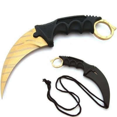 PRAWDZIWY KARAMBIT CS:GO NÓŻ NECK PAZUR FADE