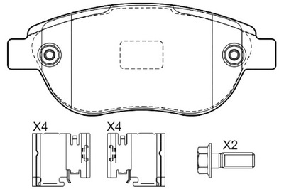 VALEO ZAPATAS DE FRENADO CITROEN C3  