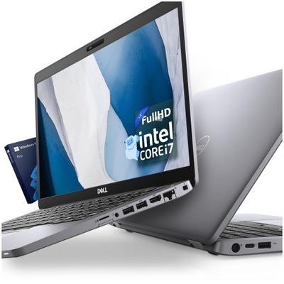 Laptop Dell Latitude 5410|Niepalcujący się ultrabook|Office365 14 " Intel Core i7 8 GB / 128 GB szary