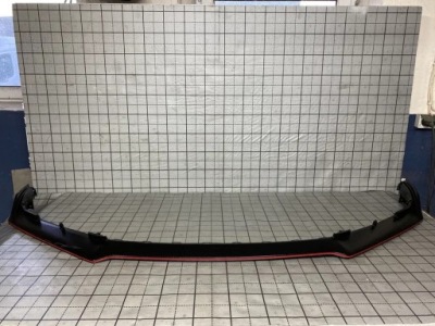 Диффузор бампера передний honda civic x type r карбон фото №1