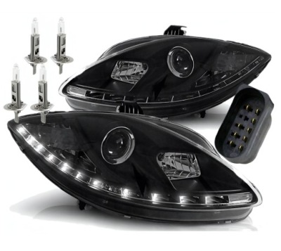 Nowe лампы фары do seat leon ii 1p toledo od 2005 do 2009 бесплатно h1 фото №1