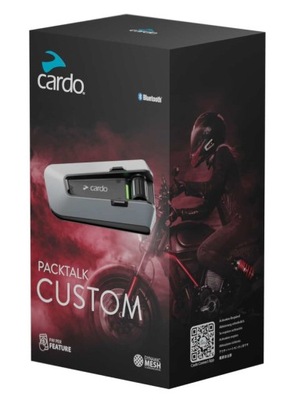 CARDO Packtalk CUSTOM JBL interkom motocyklowy intercom komunikacja