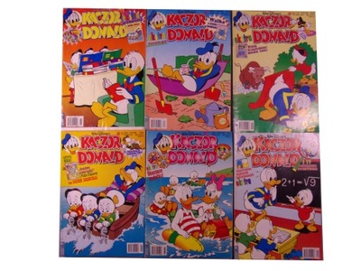 KACZOR DONALD zestaw 6 komiksów z 1995 r.