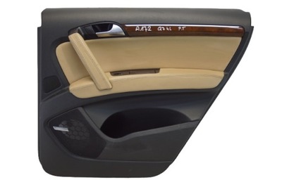 Обшивка дверь правый задняя audi q7 4l фото №1