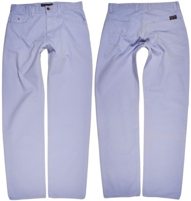 TOMMY HILFIGER spodnie BLUE jeans SLIM _ W32 L34