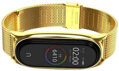 Bransoleta pasek do XIAOMI MI SMART BAND 5/6 GOLD